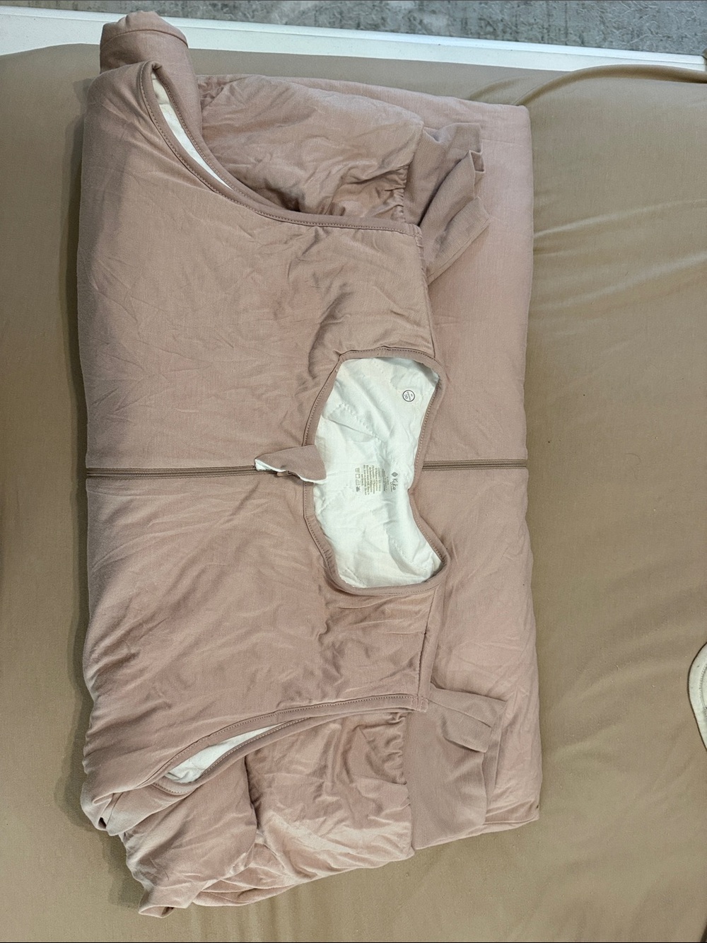 Kyte Baby Sleeper Romper in Sunset